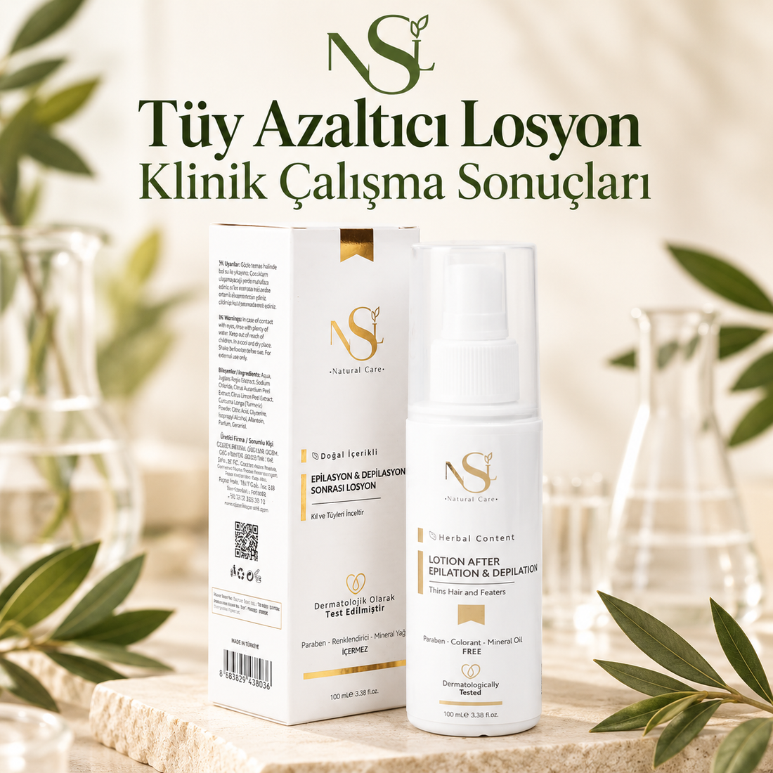 EPİLASYON & DEPİLASYON SONRASI LOSYON KLİNİK ÇALIŞMA