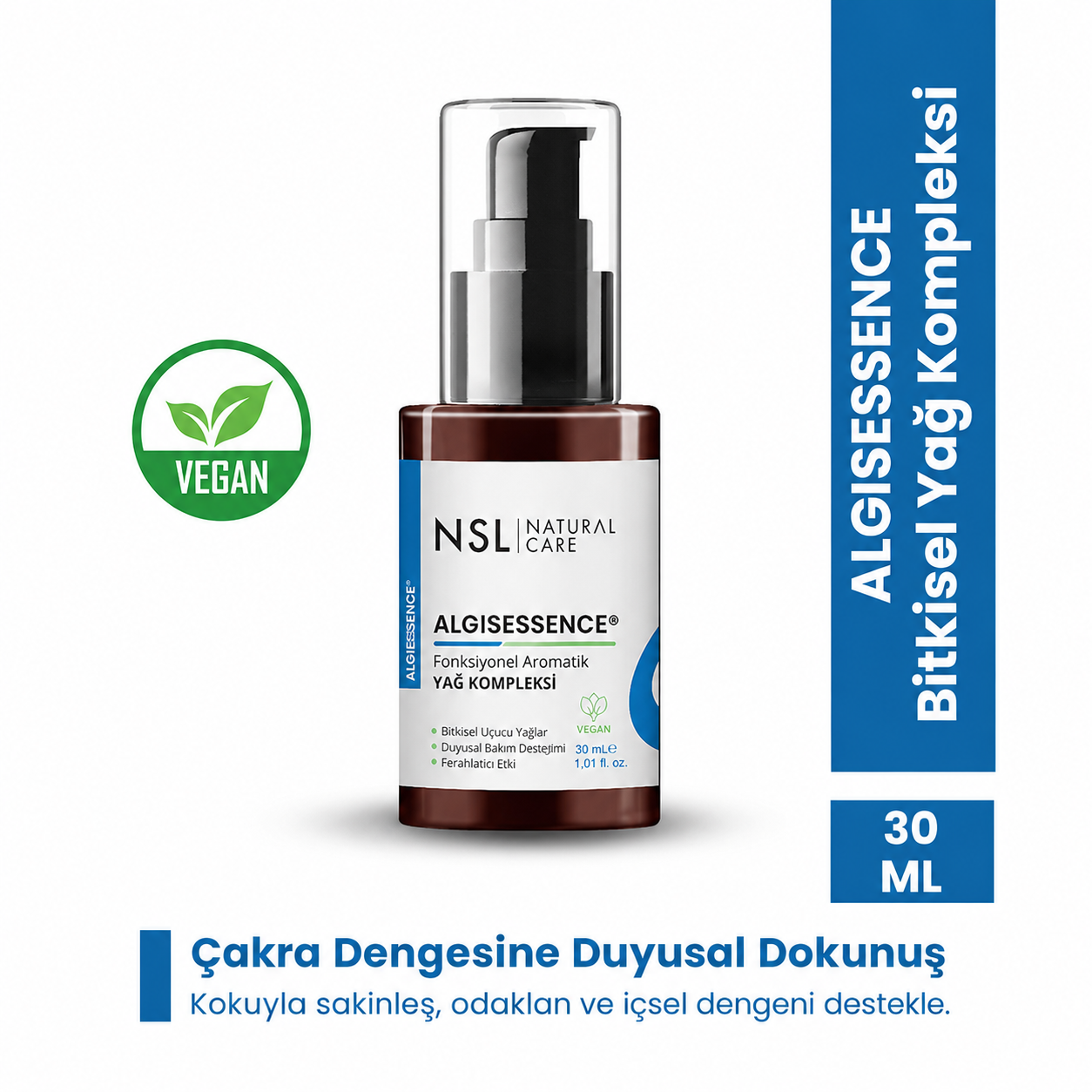 Algısessence Bitkisel Yağ Kompleksi (Çakra Yağı)