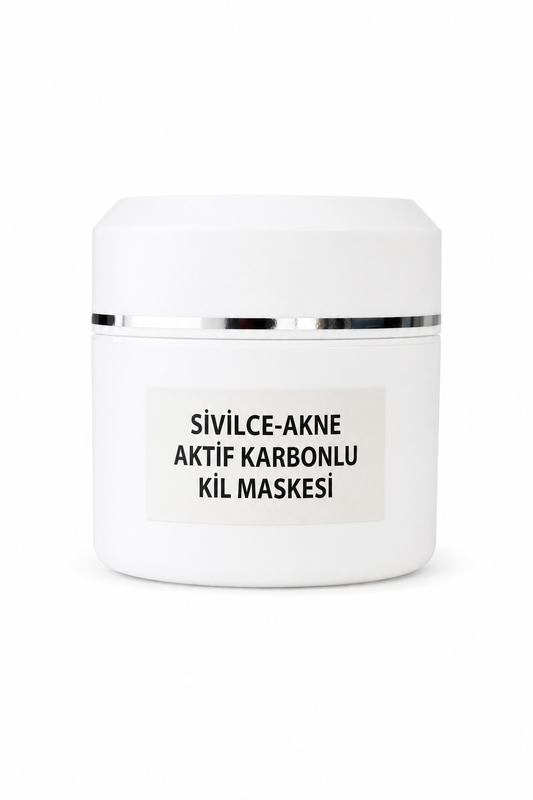 SİVİLCE-AKNE AKTİF KARBONLU KİL MASKESİ