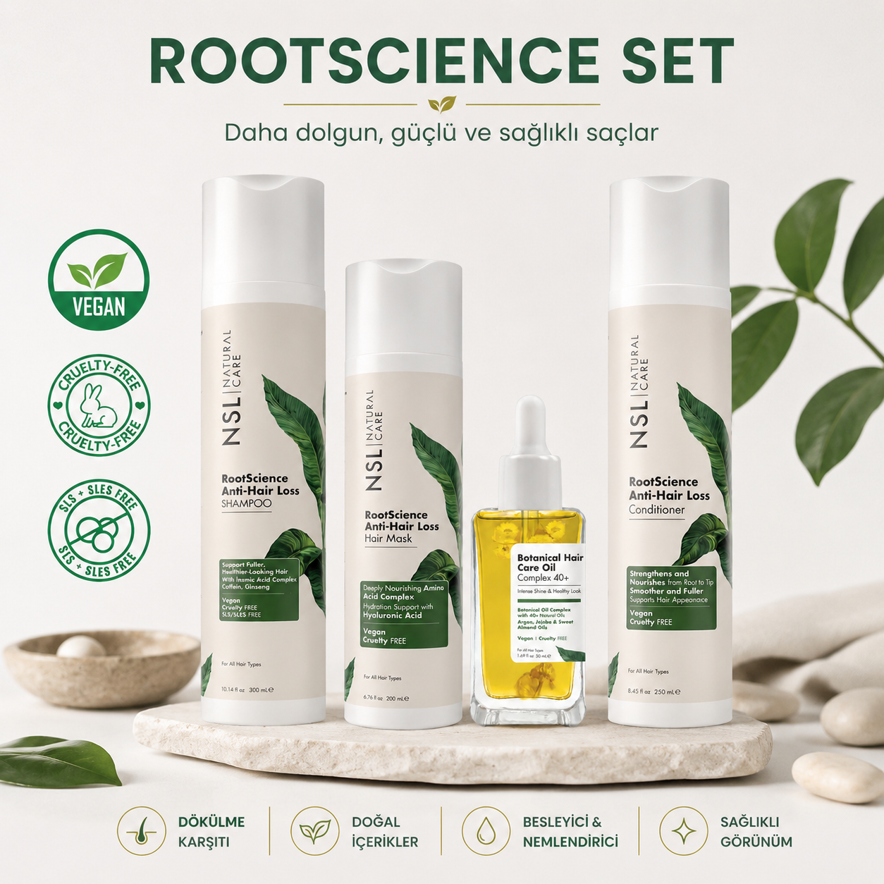 RootScience Saç Bakım Seti